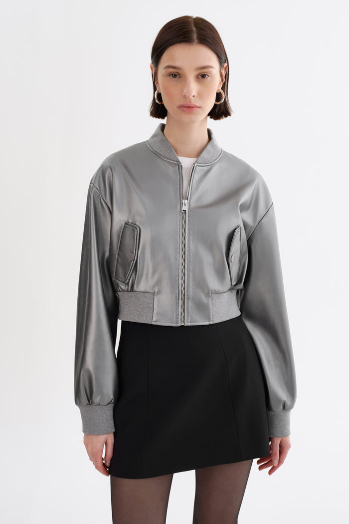 Lamarque EVELIN | Bomber Court En Similicuir