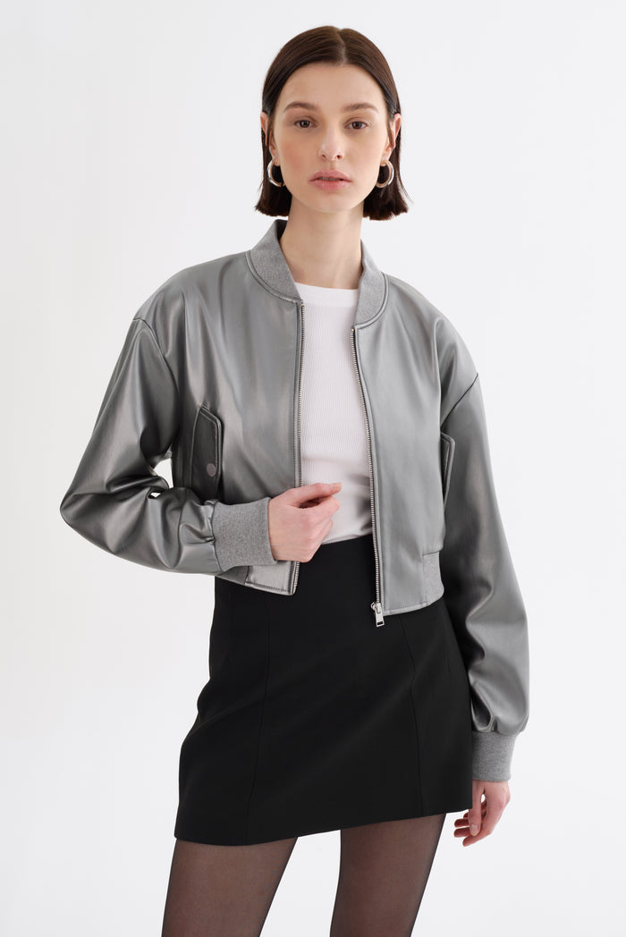 Lamarque EVELIN | Bomber Court en Similicuir