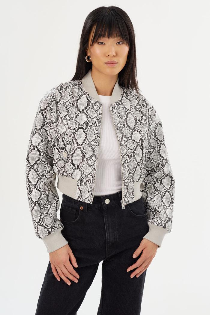 Lamarque EVELIN | Bomber court en similicuir