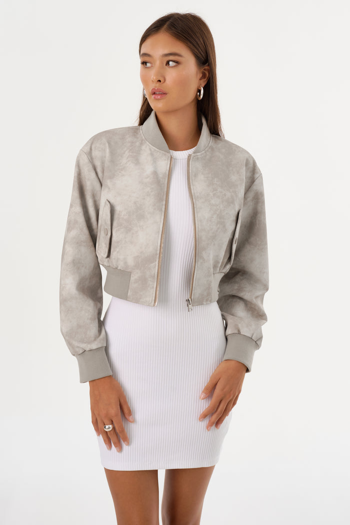 Lamarque EVELIN D | Bomber Court En Similicuir