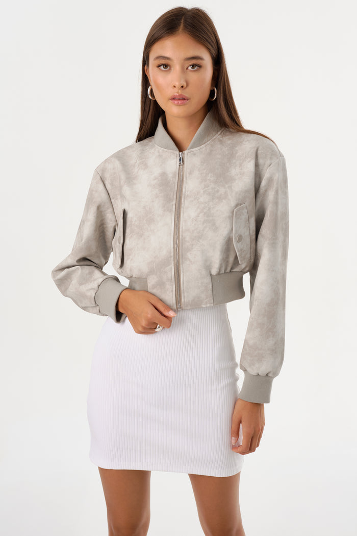 Lamarque EVELIN D | Bomber Court En Similicuir