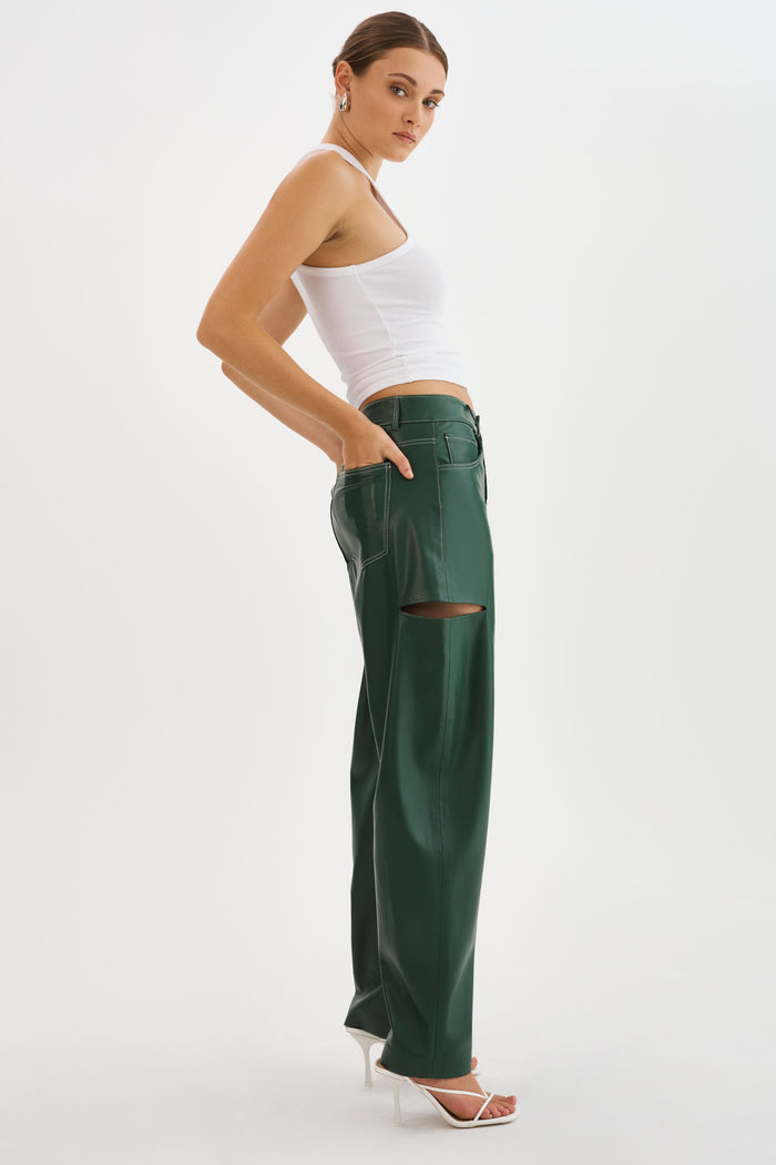 Lamarque FALEEN | Pantalon Ample En Similicuir