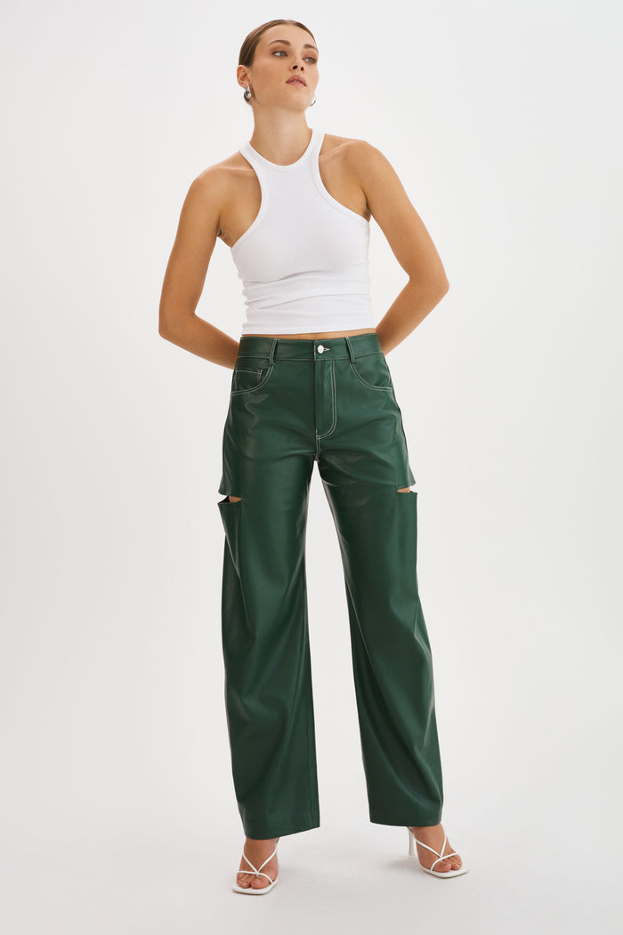 Lamarque FALEEN | Pantalon ample en similicuir