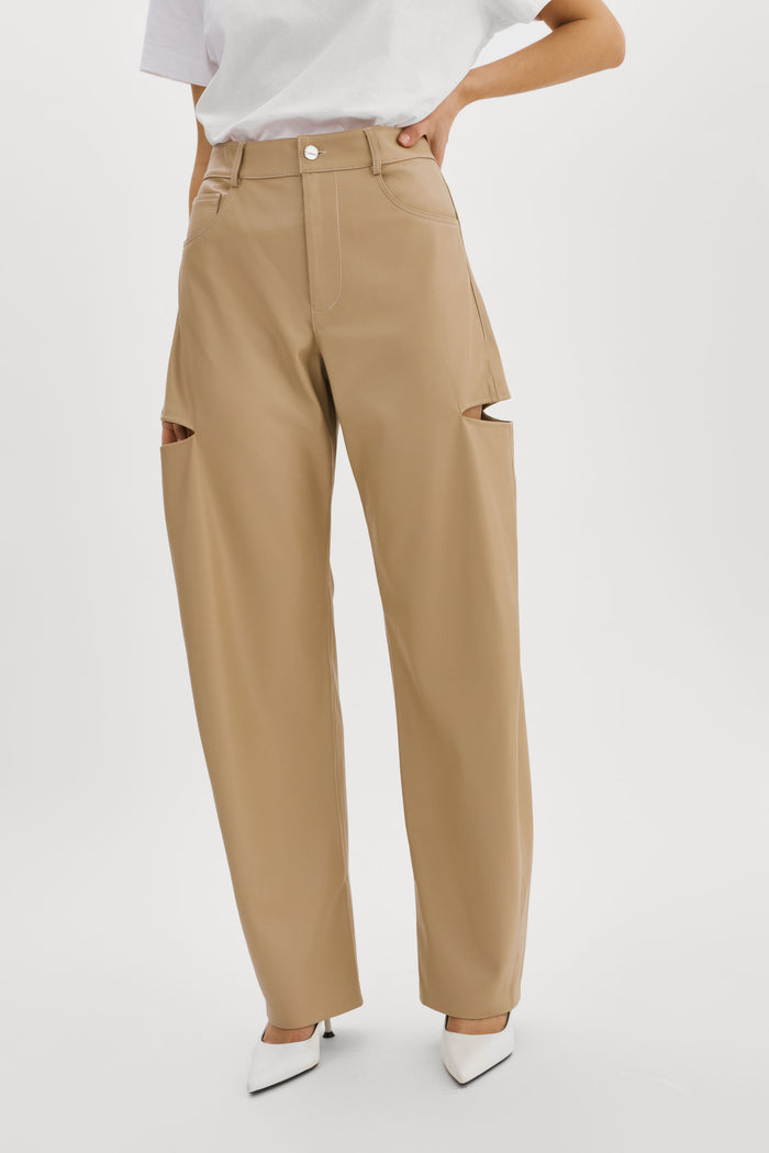 Lamarque FALEEN | Pantalon Ample En Similicuir