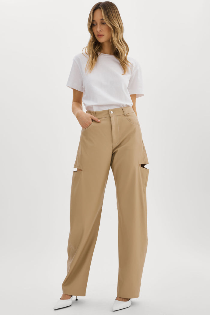 Lamarque FALEEN | Pantalon Ample En Similicuir