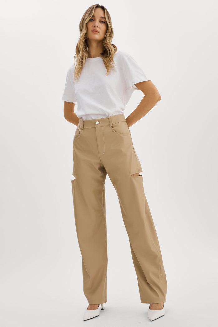 Lamarque FALEEN | Pantalon ample en similicuir