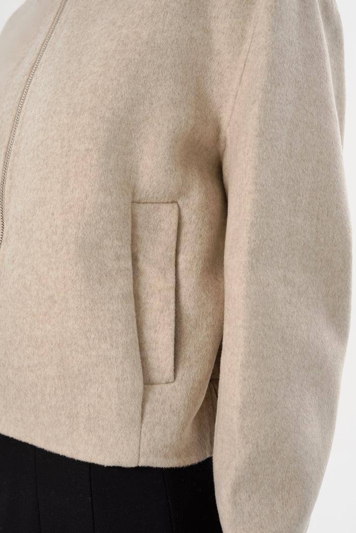 Lamarque FAY | Blouson Aviateur En Laine Double Face