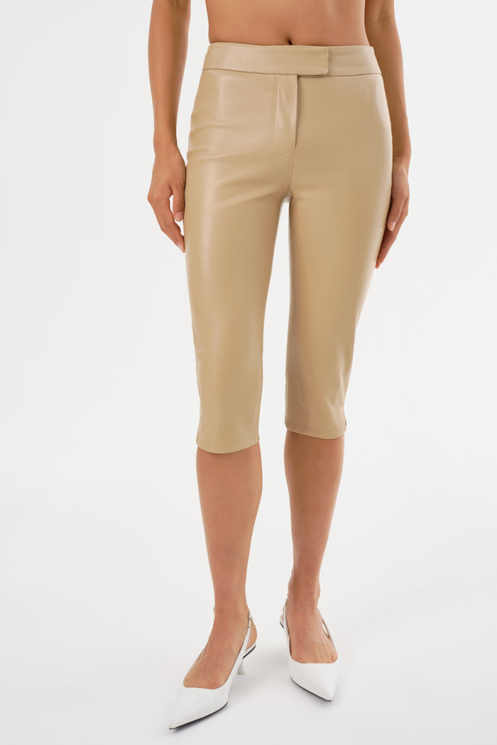 Lamarque FAYA | Pantalon Capri En Similicuir