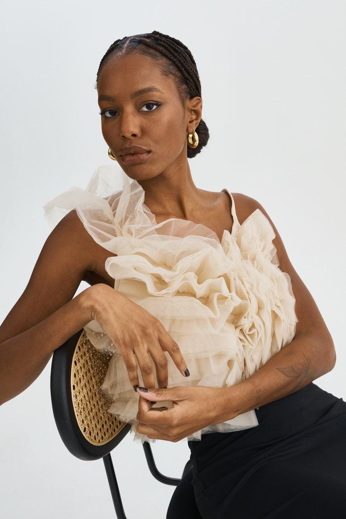 Lamarque FELETA | Top à volants en tulle
