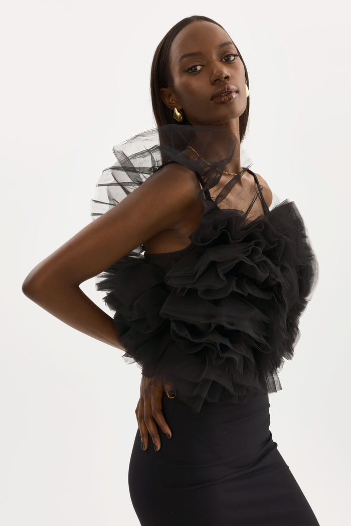Lamarque FELETA | Top à volants en tulle