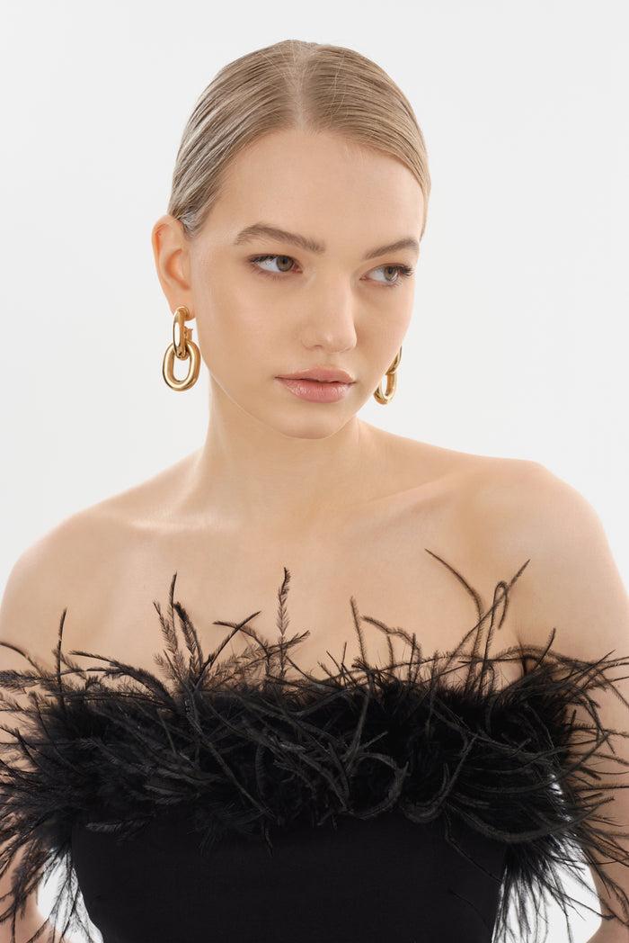 Lamarque FREYA | Robe Mi-longue Sans Bretelles