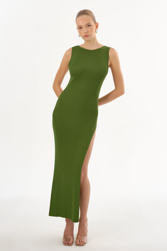 Lamarque GIOVANNA | Robe Longue En Maille Côtelée