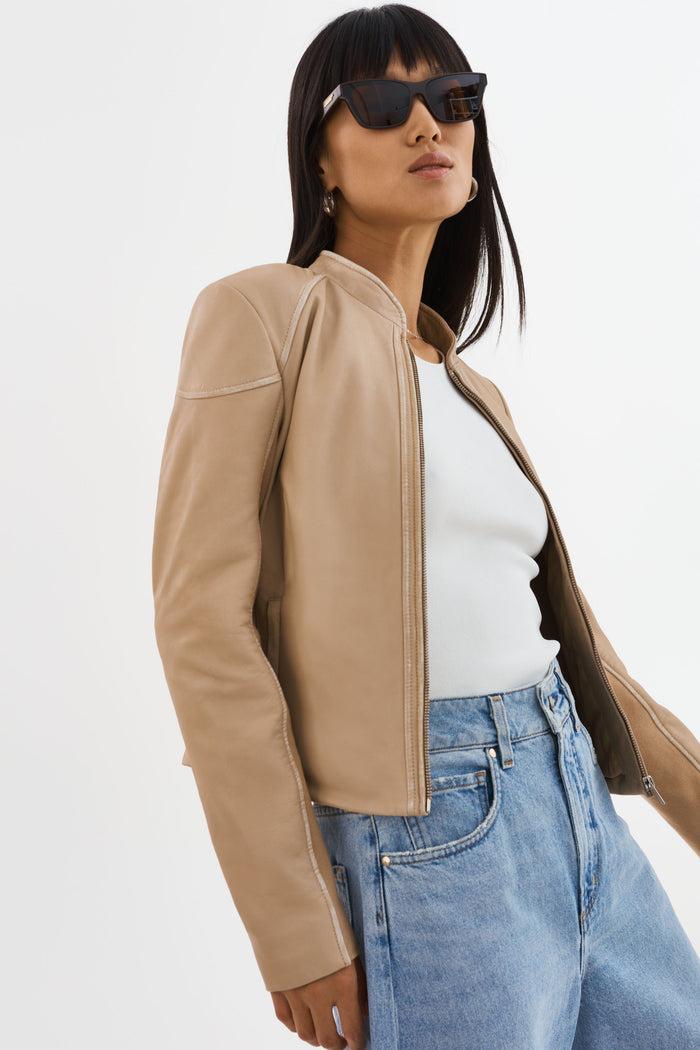 Lamarque HIRA | Veste En Cuir Ajustée