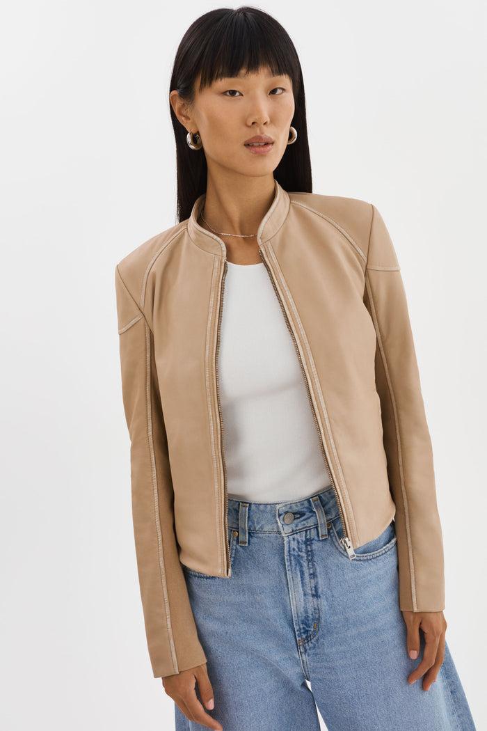 Lamarque HIRA | Veste en cuir ajustée
