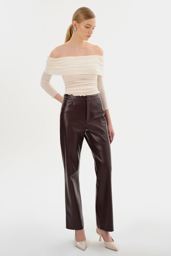 Lamarque IMANI | Pantalon en Cuir Recyclé