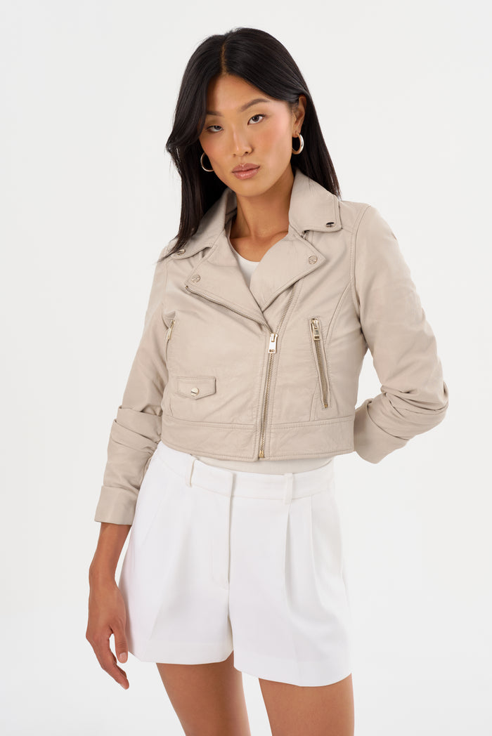 Lamarque JANIKA | Veste Motard Courte En Cuir