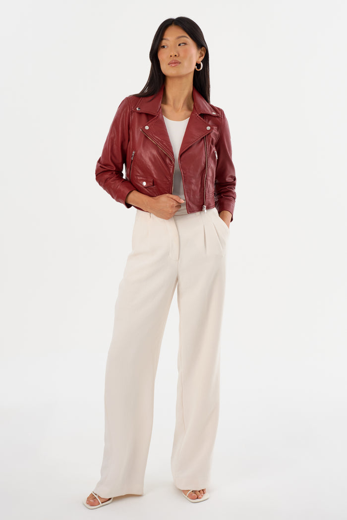 Lamarque JANIKA | Veste Motard Courte En Cuir
