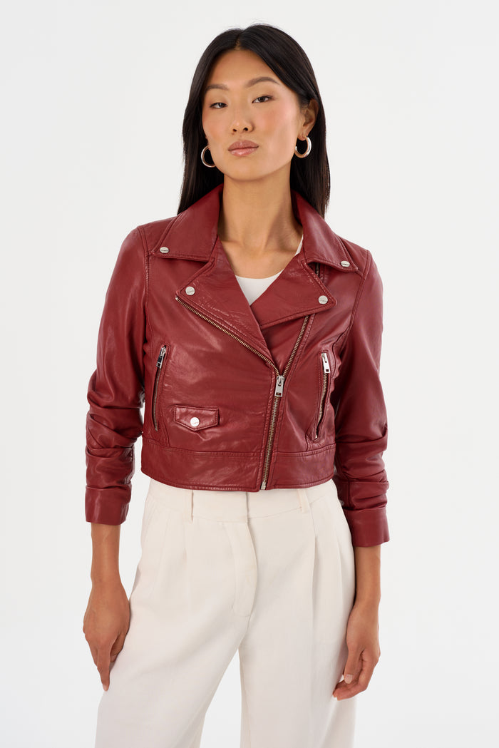 Lamarque JANIKA | Veste Motard Courte En Cuir