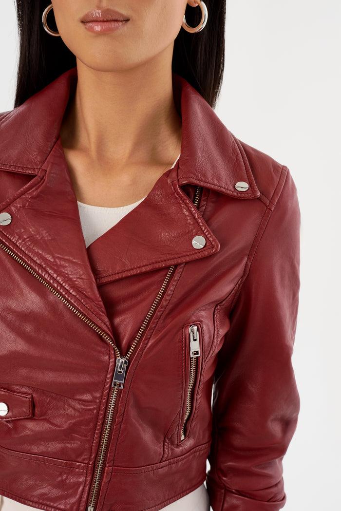 Lamarque JANIKA | Veste Motard Courte En Cuir