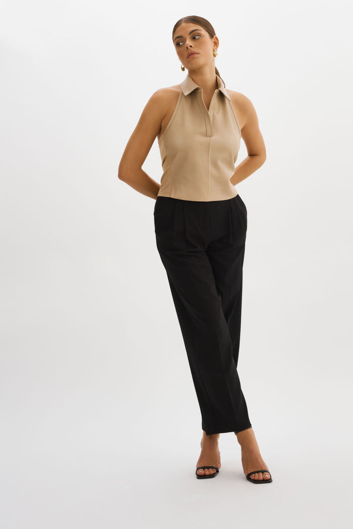 Lamarque JULANE | Haut Halterneck En Cuir