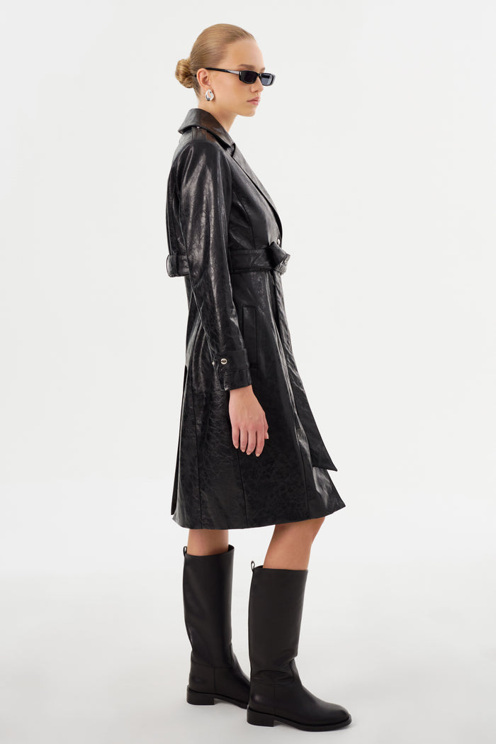 Lamarque KATIJA | Trench Convertible En Faux Cuir