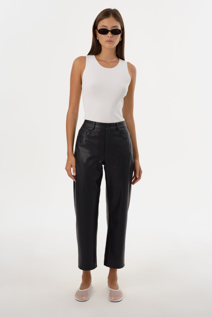 Lamarque KEEGHAN | Pantalon Court En Similicuir
