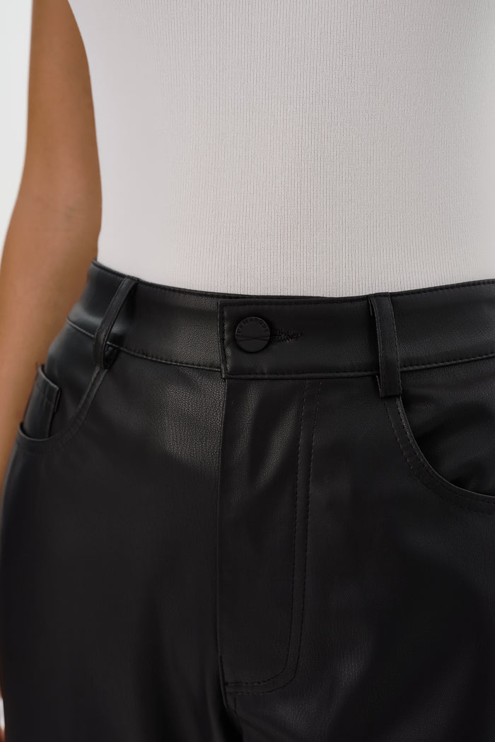 Lamarque KEEGHAN | Pantalon Court En Similicuir