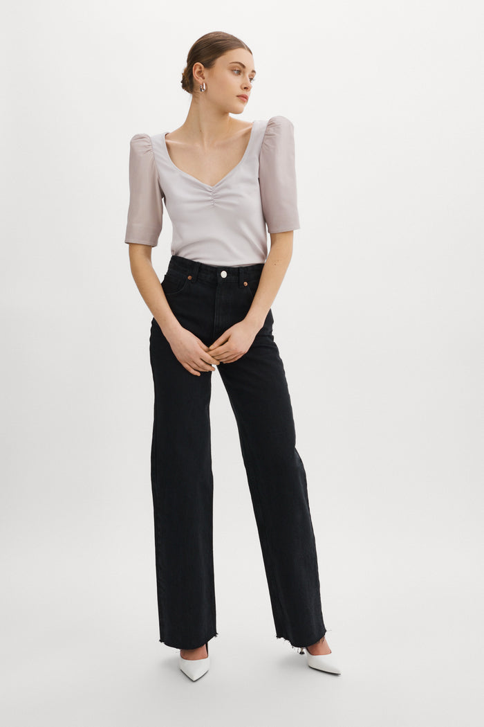 Lamarque KIRA | Haut Avec Manches Bouffantes