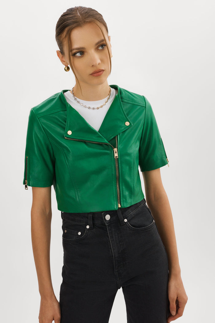 Lamarque KIRSI GOLD | Blouson Biker Cuir