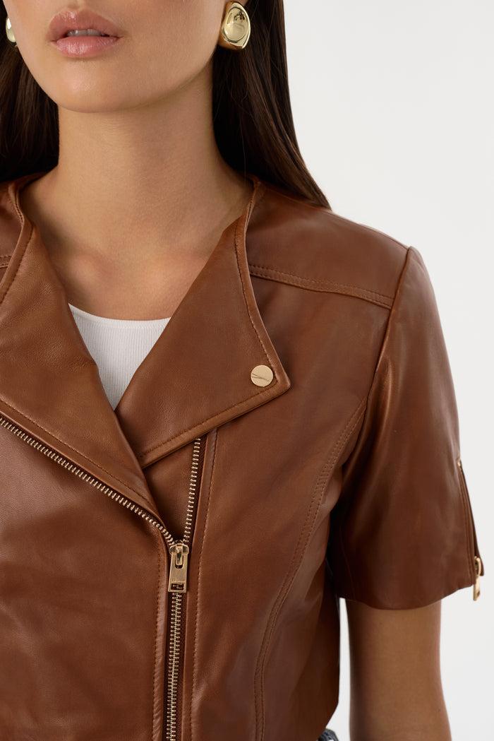 Lamarque KIRSI GOLD | Veste Motard Courte