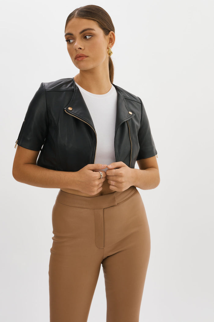 Lamarque KIRSI OR | Blouson Biker Cuir
