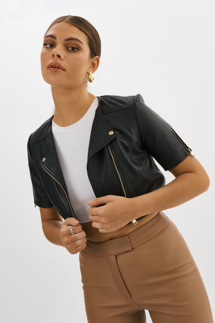 Lamarque KIRSI OR | Blouson Biker Cuir