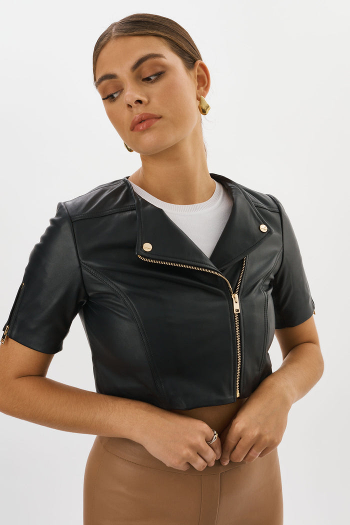Lamarque KIRSI OR | Blouson Biker Cuir