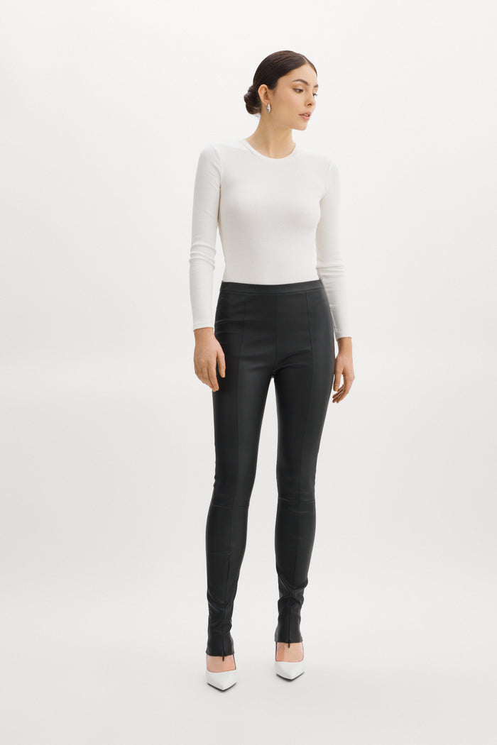 Lamarque LONDA | Noir Legging En Cuir Extensible