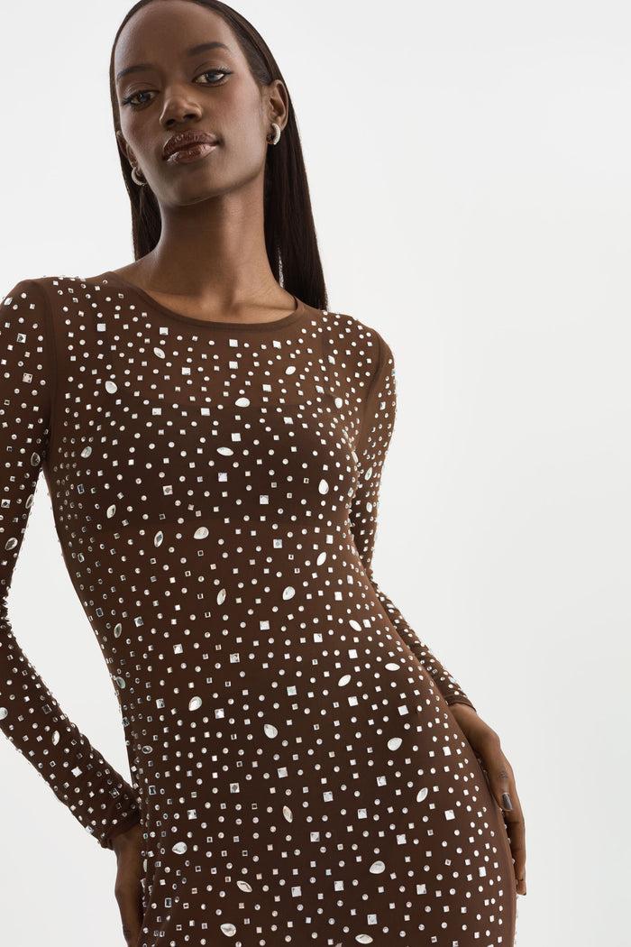 Lamarque MARET | Robe En Mesh Orné De Strass
