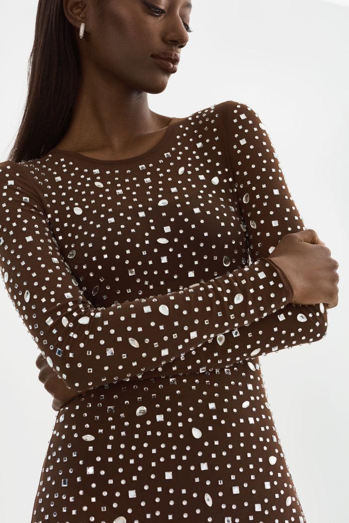 Lamarque MARET | Robe En Mesh Orné De Strass