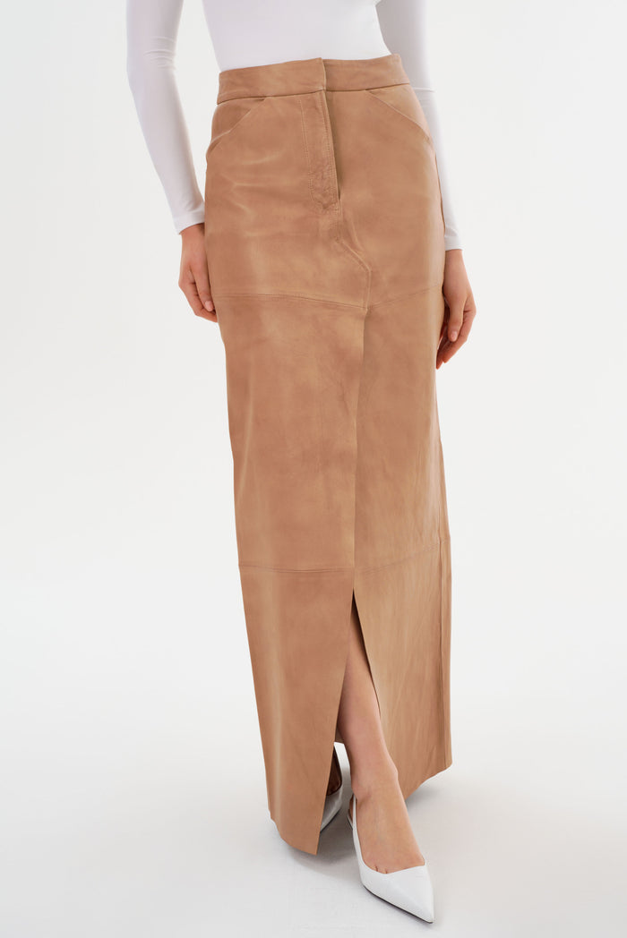 Lamarque MARIETTE | Jupe Maxi En Cuir