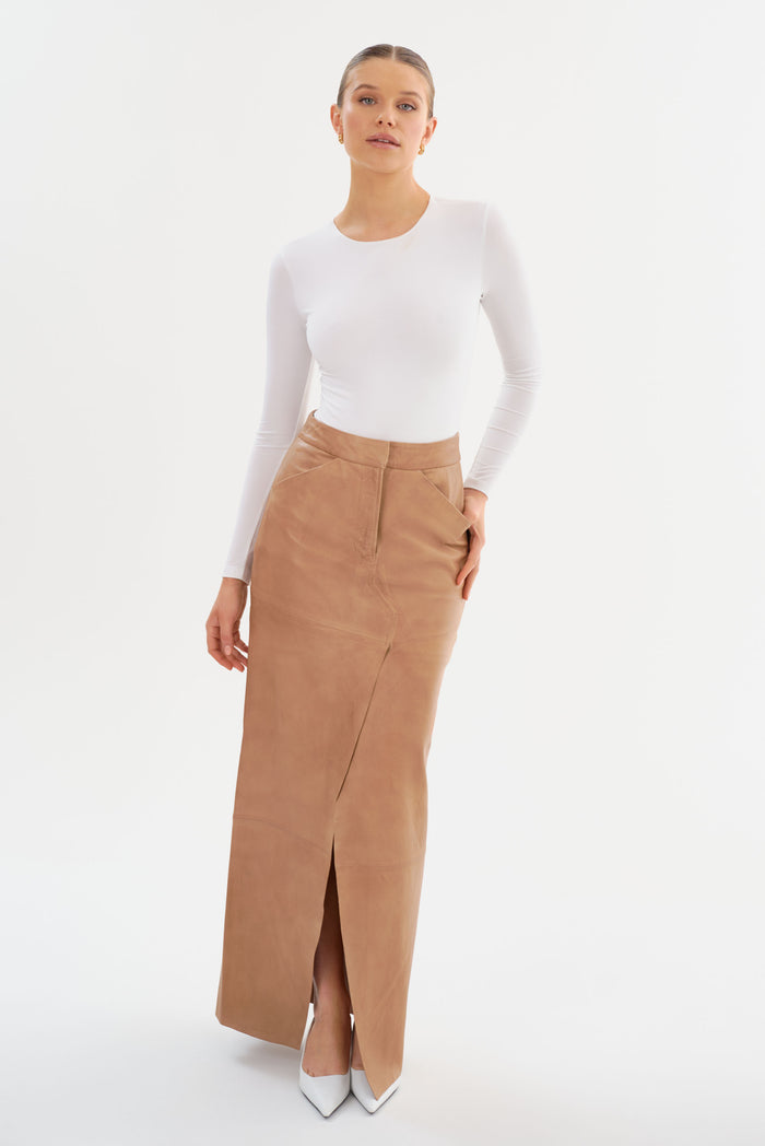 Lamarque MARIETTE | Jupe Maxi en Cuir