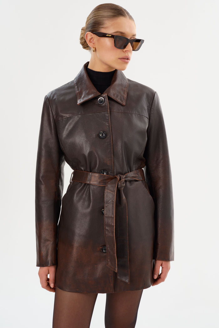 Lamarque MARLOWE | Trench En Cuir
