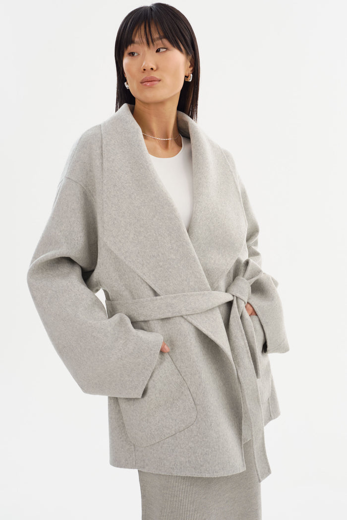 Lamarque MEKIA | Manteau en laine double face