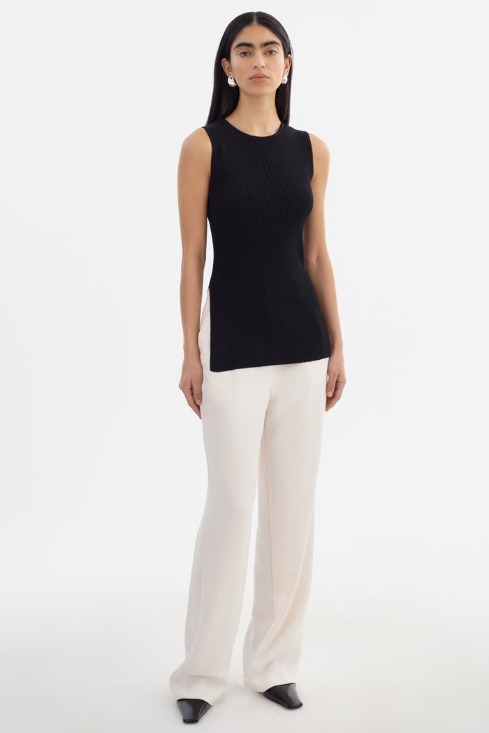 Lamarque MILOU | Haut Sans Manches En Tricot Côtelé
