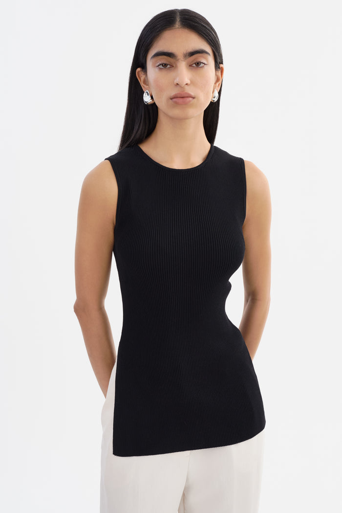 Lamarque MILOU | Haut sans manches en tricot côtelé