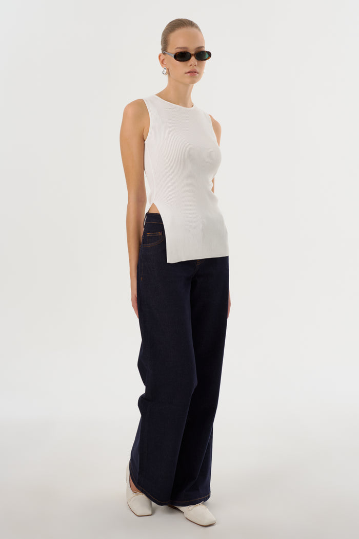 Lamarque MILOU | Haut sans manches en tricot côtelé