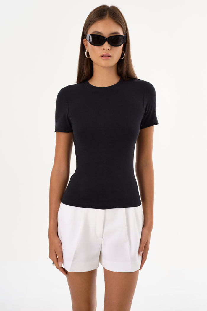 Lamarque MOA | T-shirt col rond en jersey