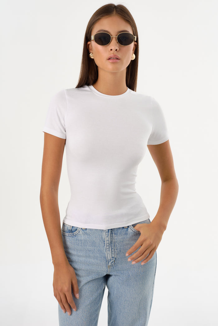 Lamarque MOA | T-shirt col rond en jersey