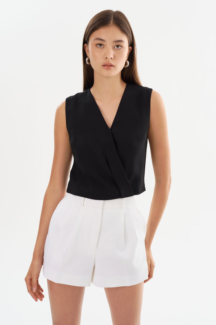 Lamarque NAIMA | Haut cache-cœur à encolure en V