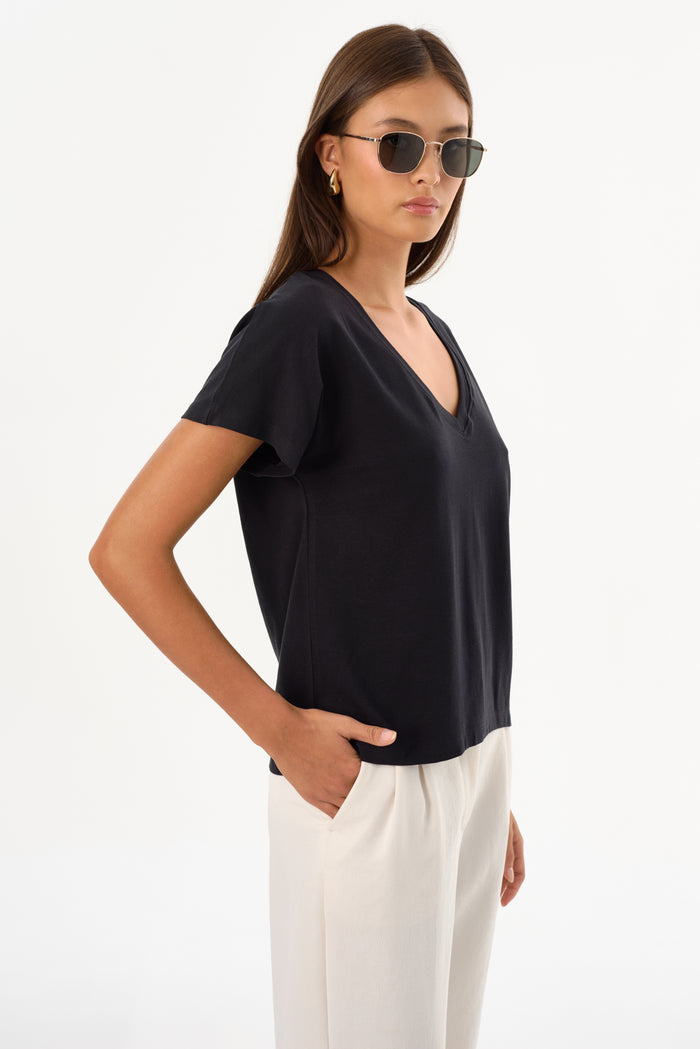 Lamarque NEREA | T-shirt En Jersey à Col En V