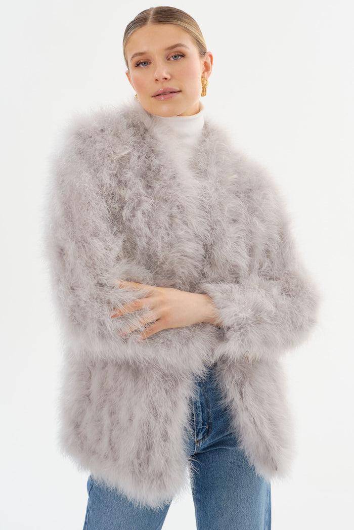 Lamarque RABEA | Manteau à Plumes