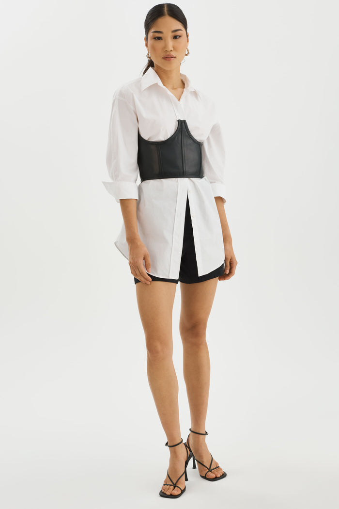 Lamarque SABY | Corset En Cuir Sous-poitrine