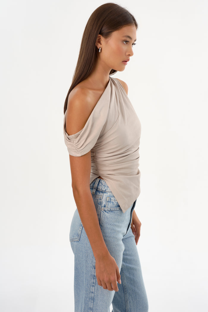 Lamarque SANNE | Haut Drapé En Cuir